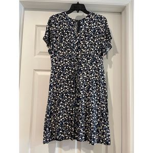 Floral dress from Target - navy